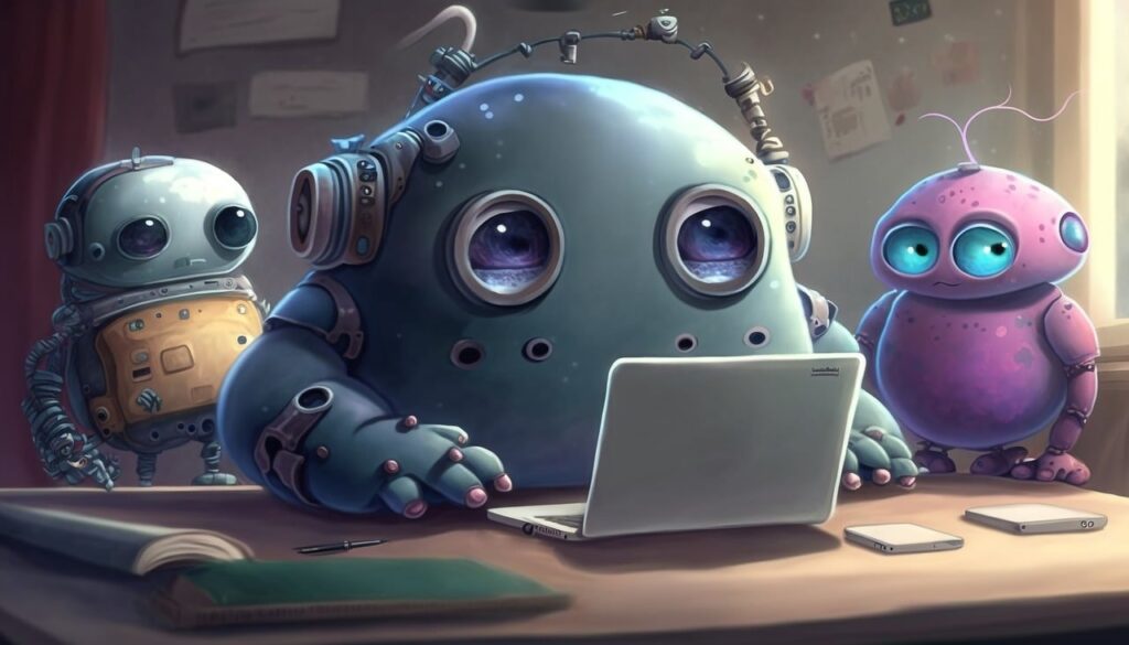 https://pixabay.com/photos/ai-generated-monster-robot-future-7783344/